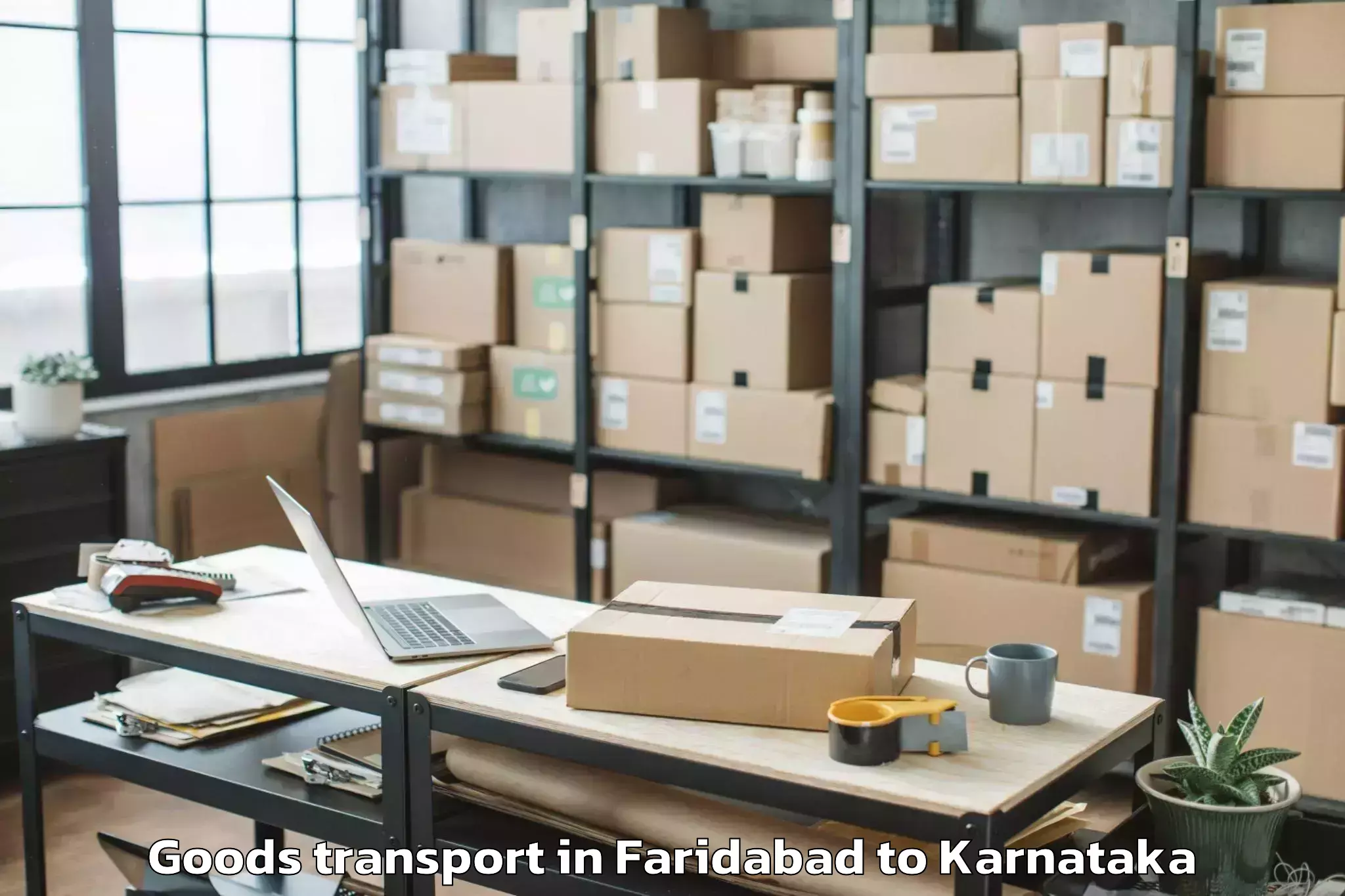 Efficient Faridabad to Gajendragad Goods Transport